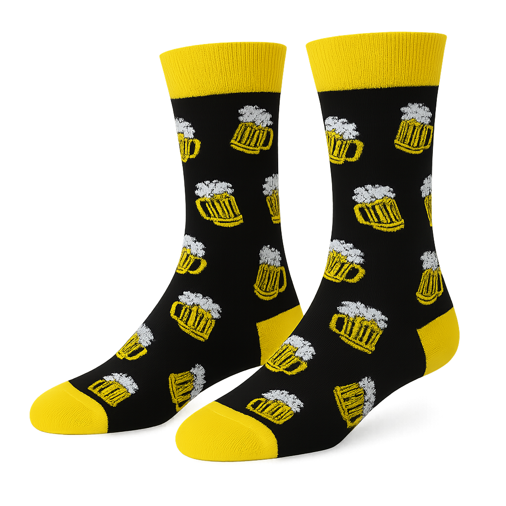 Sokken met bierpullen