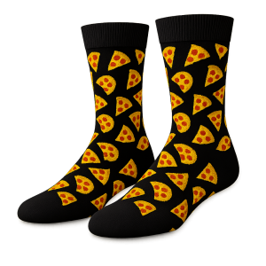 Sokken pizza stukken