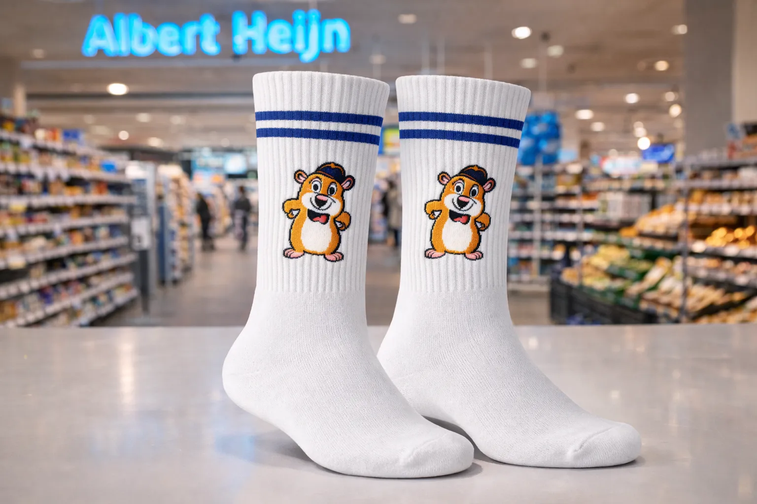 Sportsokken voor de Albert Heijn sfeer