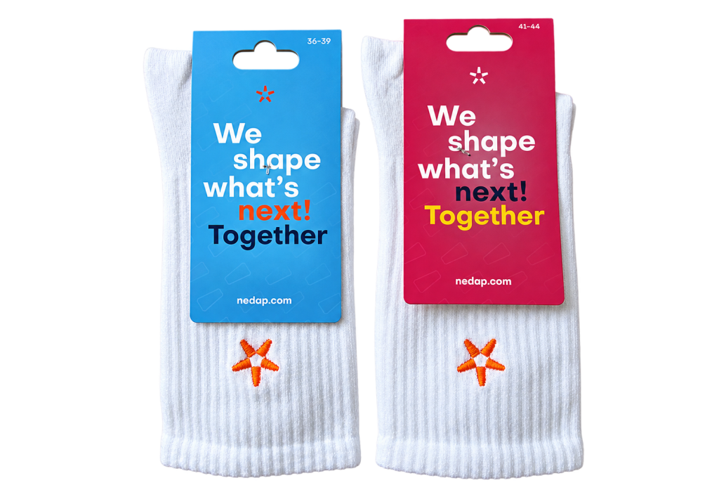 Nedap sokken met logo